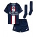 Cheap Paris Saint-Germain Presnel Kimpembe #3 Home Football Kit Children 2022-23 Short Sleeve (+ pants)